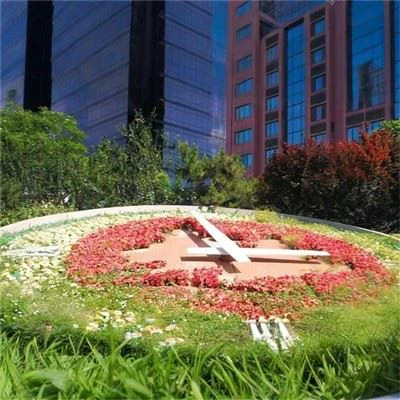 Jam Taman Listrik Pemandangan Luar Ruangan Besar yang Dibuat Khusus-